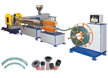 pvc鋼絲增強(qiáng)管材生產(chǎn)線(xiàn) pvc鋼絲增強(qiáng)管材生產(chǎn)線(xiàn)